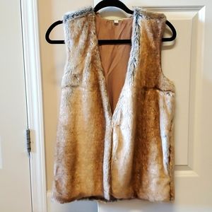 Gianni Bini faux fur vest, size XS, $30